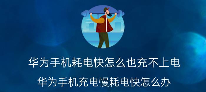 华为手机耗电快怎么也充不上电 华为手机充电慢耗电快怎么办？